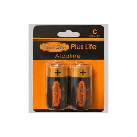 Pile plus life 1/2 torcia ideal star blister 2 pezzi