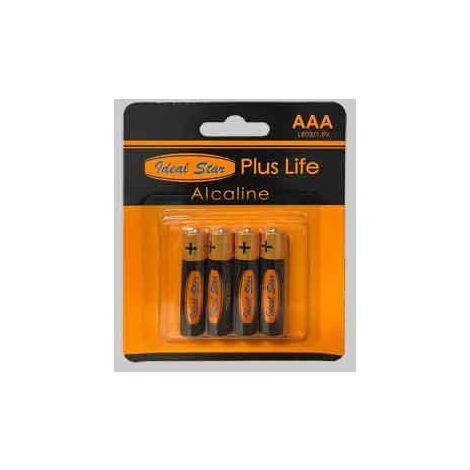 Pile plus life ministilo ideal star blister 4 pezzi