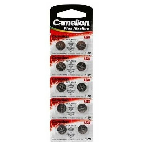 Pile Pour Montre 1 5v-42mah Lr1120/ag8 (10 Pcs/bl)