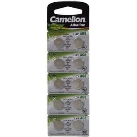 Pile Pour Montre 1.5V-42Mah Lr1120/Ag8 (10 Pcs/Bl)