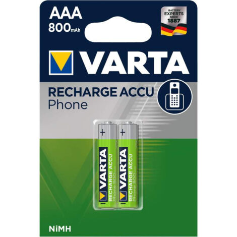 pile rechargeable AAA LR03 NIMH 800MAH pour Accessoires et entretien VARTA 58398101402