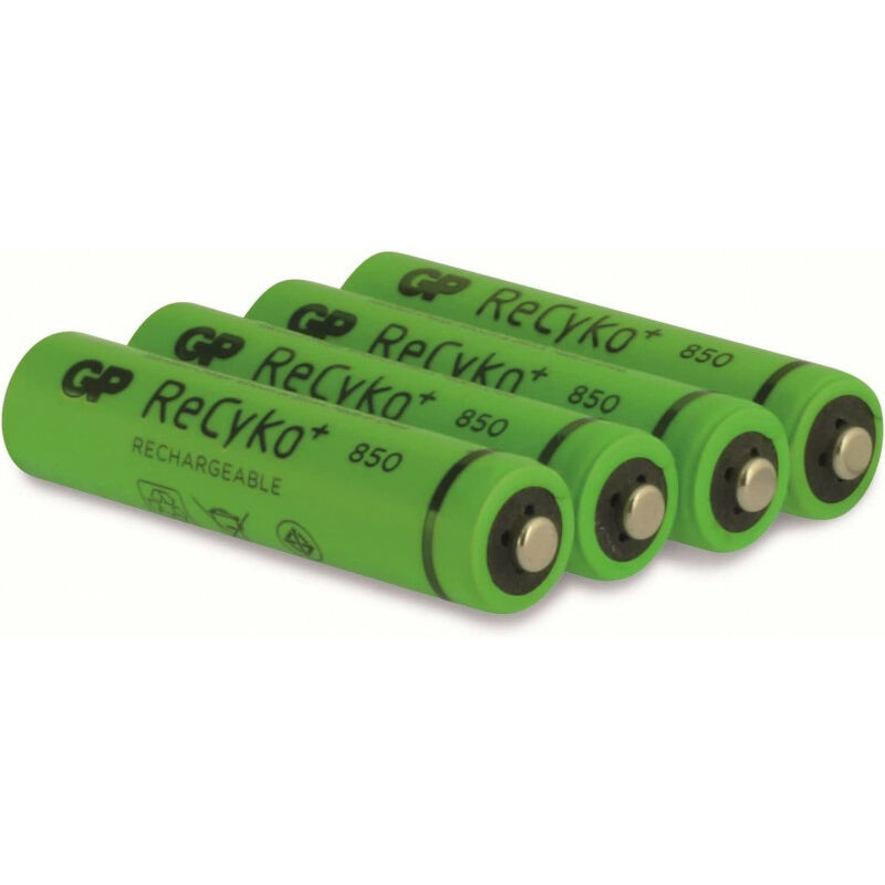 GP - Battery NiMH rechargeable batteries 85AAAHC. Size aaa - aaa - Hybrides nickel-métal (NiMH) - 1,2 v - 850 mAh - 10,5 x 10,5 x 44,5 mm