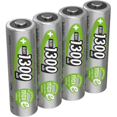 Pile rechargeable LR6 (AA) NiMH Ansmann maxE HR06 1300 mAh 1.2 V 4 pc(s)