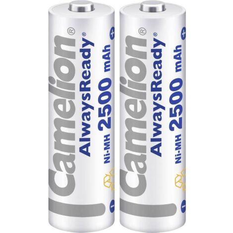 Pile rechargeable LR6 (AA) NiMH Camelion AlwaysReady 2500 mAh 1.2 V 2 pc(s)