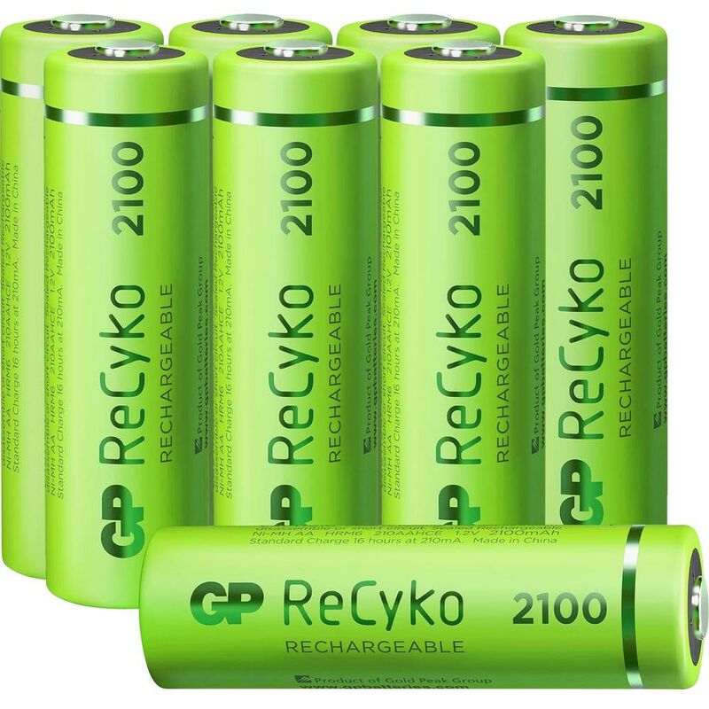 Gp Batteries - GPRCK210AA086C4 Pile rechargeable LR6 (aa) NiMH 2100 mAh 1.2 v 8 pc(s)