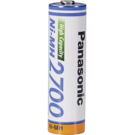Pile rechargeable LR6 (AA) NiMH Panasonic HR-3U 2700 mAh 1.2 V 1 pc(s) Q662541