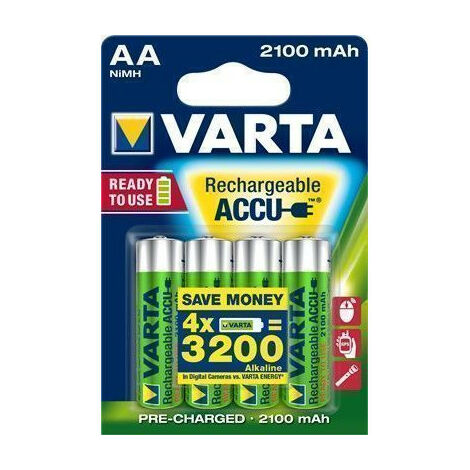 Pile rechargeable LR6 AA VARTA 56706101404