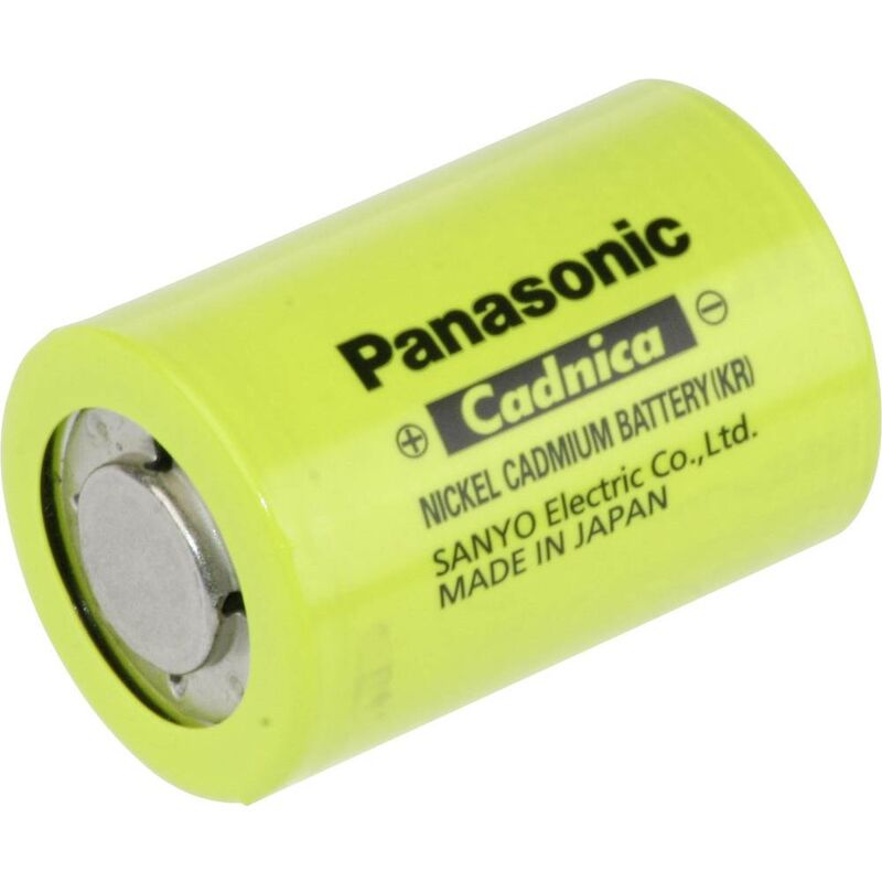 Panasonic - Pile rechargeable spéciale 4/5 Sub-C à tête plate NiCd N1250SCR 1.2 v 1200 mAh