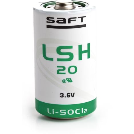 Pile SAFT LSH20 - D - Lithium - 3,6V - 13,0Ah