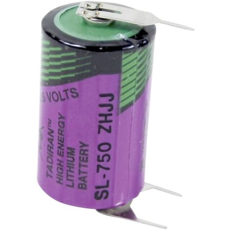 Pile spéciale 1/2 LR6 (AA) lithium Tadiran Batteries SL750PT picots à souder en U 3.6 V 1100 mAh 1 pc(s) V386281