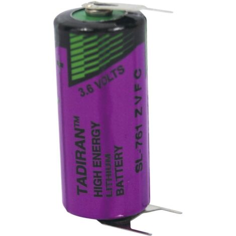Pile spéciale 2/3 LR6 lithium Tadiran Batteries SL761PT picots à souder en U 3.6 V 1500 mAh 1 pc(s)