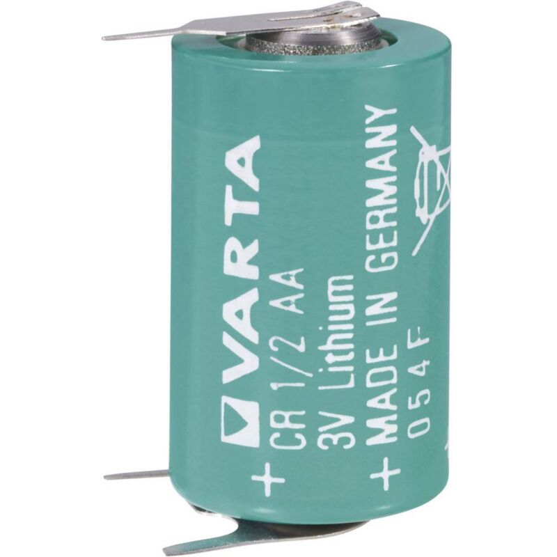 Varta Pile Spéciale Cr 12 R6 aa Slf Lithium 6127 slf Picots à Souder En U 3 V 970 Mah 1 Pc - vue 2