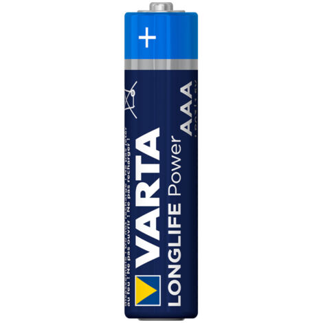 Pile VARTA Alkaline, Micro, AAA, LR03, 1,5V, Longlife Power, 10 pièces