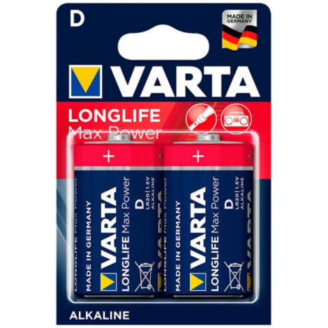 Pile VARTA MAX TECH D 2er Bli VARTA MAX TECH D 2er Bli