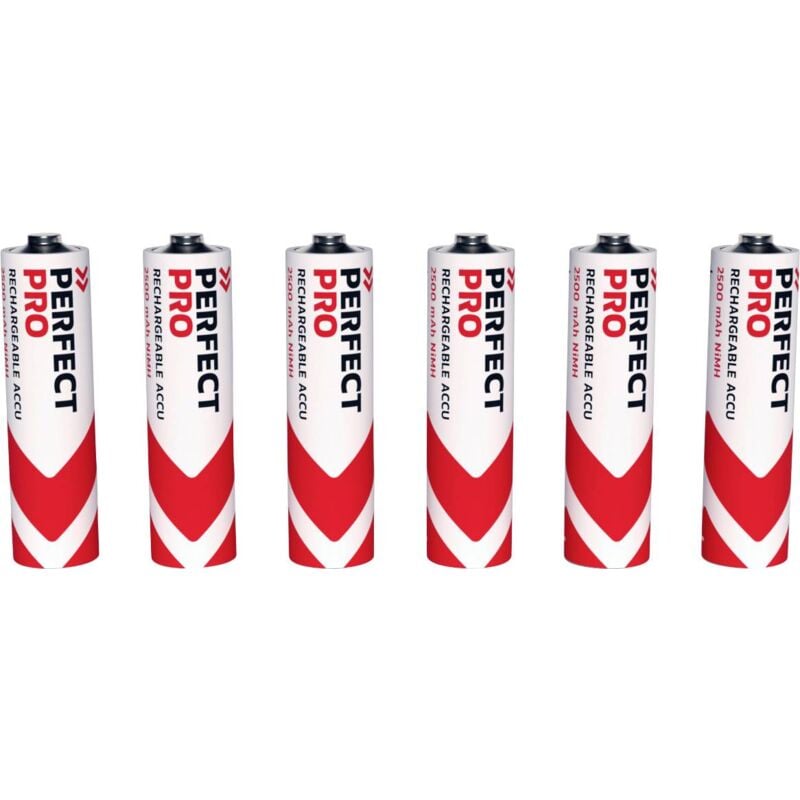 Pile rechargeable LR6 (aa) NiMH 2500 mAh 1.2 v 6 pc(s) Y513093 - Perfectpro