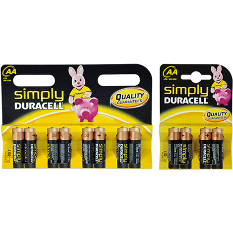 Piles alcalines AA 1,5 V - pack de 5