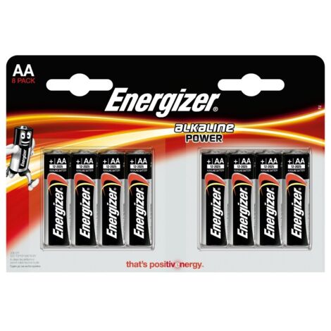 Piles Alcalines Energizer E300128000 AA LR6 (8 uds)