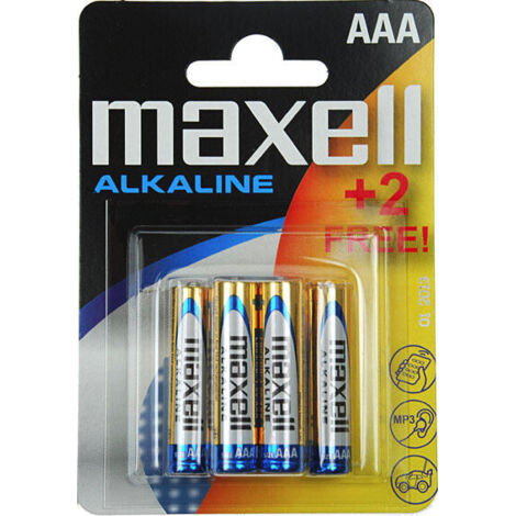 Piles Bâtons Alcalines LR03 AAA - Blister de 4 …