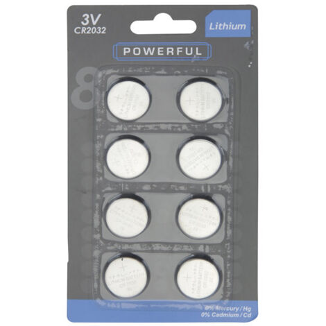 PILES BOUTON CR2032 3 V