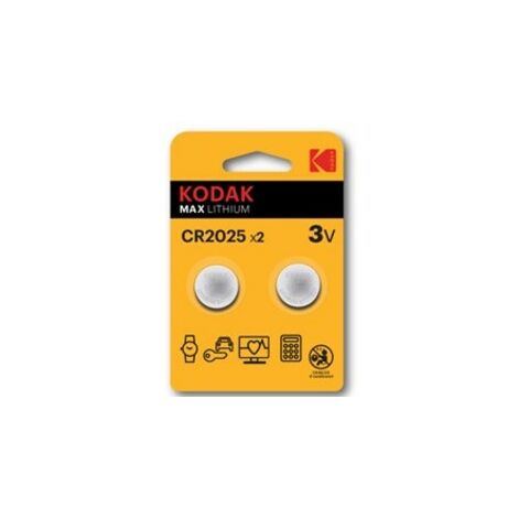 Pile Bouton Kodak Ultra CR2025 Lithium 3V