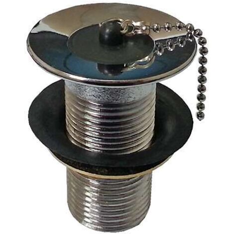 Piletta 1 1/4" senza troppo pieno per fontane e lavatoi in cemento