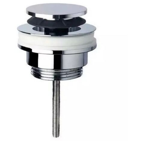 PILETTA A SCATTO CLICK CLACK PER CERAMICA E VETRO 1''1/4 ottone cromato