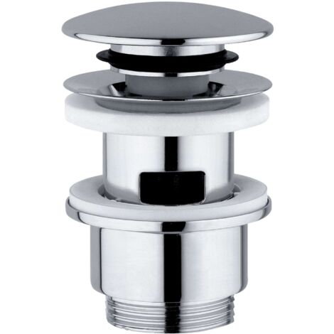 Tappo Lavandino Click Clack Universale Jem Milano - Antiodore, Per Lavandini 32-42mm, Acciaio - Foto 9