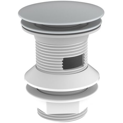 Piletta click clack da 1''1/4 bianco con troppo pieno