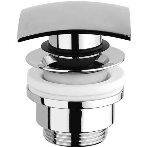 Piletta Click Clack Jacuzzi  Rubinetteria cromata universale a testa quadra con o senza troppopieno universale