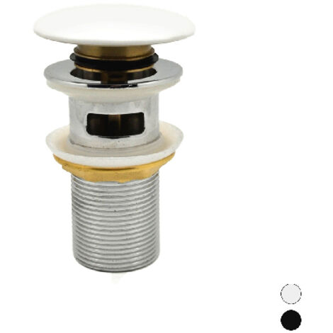 PILETTA CLICK-CLACK LAVABO "FANCY MATT" CON TROPPO PIENO Bianco Opaco