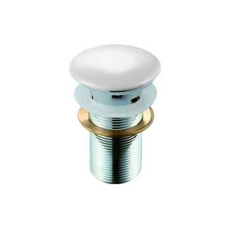 CERAMICSTORE PILETTA CLICK-CLACK LAVABO FANCY SENZA TROPPO PIENO Bianco DH