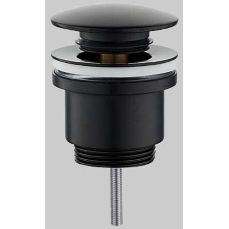 PILETTA CLICK CLACK TONDA NERA - 1" 1/4