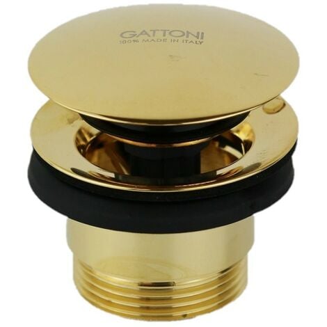 GATTONI RUBINETTERIA Piletta di scarico clic-clac colore oro Gattoni 1510/00D0 Oro