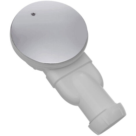 Piletta doccia sifone bianca extra sottile per piatti doccia diametro 90 mm coperchio in ABS cromato