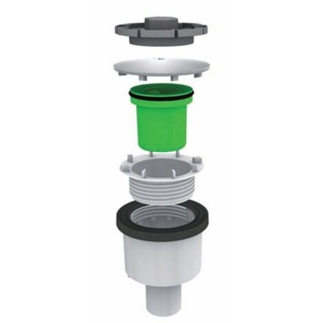PILETTA DOCCIONE  FORO 90MM CON COPERCHIO INOX- BONOM- pezzi 1