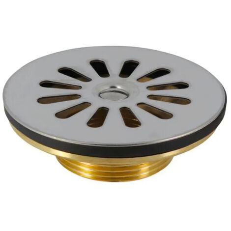Piletta in ottone per lavello in gres con griglia 0501004