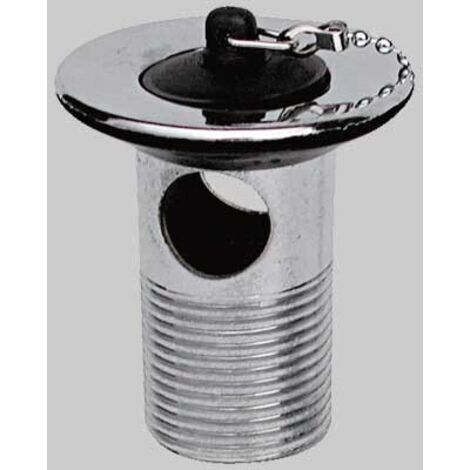 PILETTA LAVABO CON TROPPO PIENO E TAPPO - 1"1/4 63x70