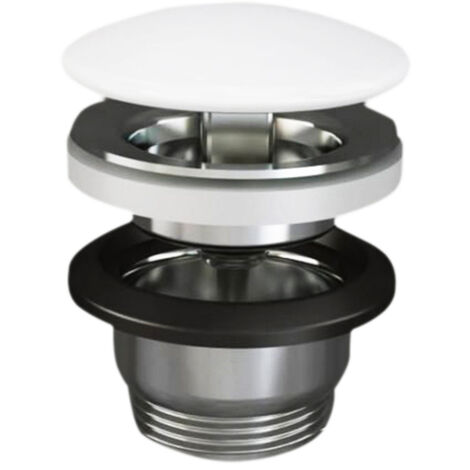 PILETTA LAVABO FEELING SENZA TROPPO PIENO Tappo Bianco Opaco RAK