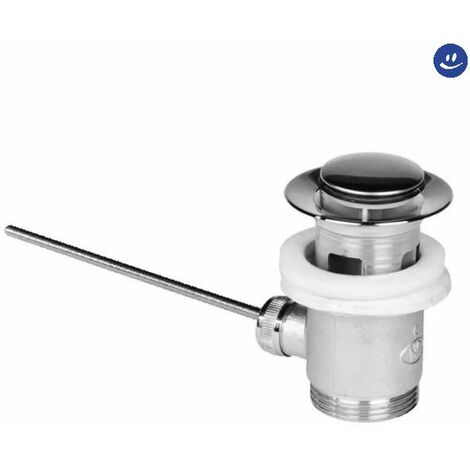 Piletta ottone con saltello automatico in ottone cromato 1 AMBRA WATER