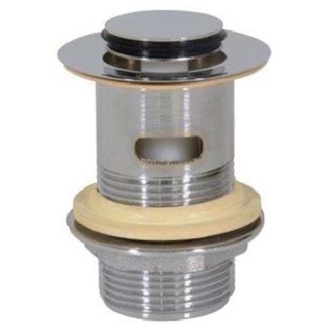 PILETTA OTTONE PER LAVABO CLICK-CLACK CON TROPPO PIENO- 11/4- GHIDI- pezzi 1