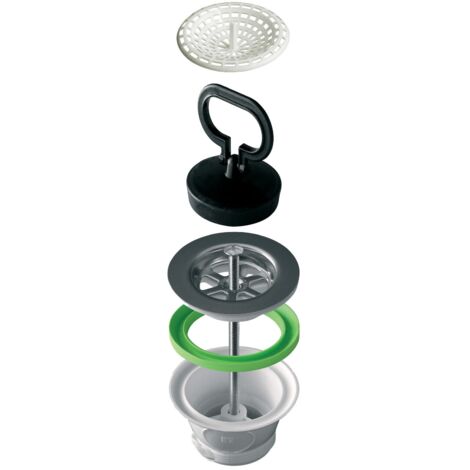 Piletta Per Lavello Inox 1.1/2D.70 - 6 Bl