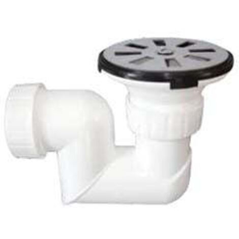 Piletta Piatto Doccia Con Sifone E Griglia Cromata Forata - 1"1/2