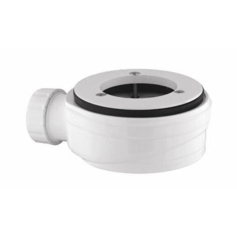 PILETTA SCARICO SIFONATA ISPEZIONABILE E ESTRAIBILE RIBASSATA IN POLIPROPILENE SENZA TAPPO ALTEZZA 5 - Ø90 MM RIBASSATA ED ESTRAIBILE - ALTEZZA 59 MM  - HID