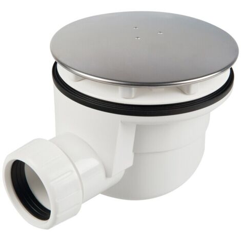 PILETTA SIFOIDE DOCCIA D 90 MM COPERCHIO INOX 120 MM