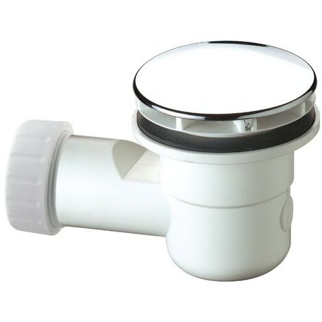 Piletta sifonata diametro 60 mm per piatto doccia cromo