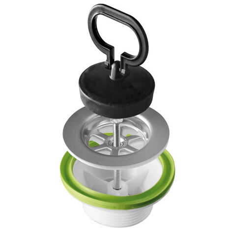 Piletta simplex con tappo maniglia bonomini 1"1/4 - diam. totale 66 mm