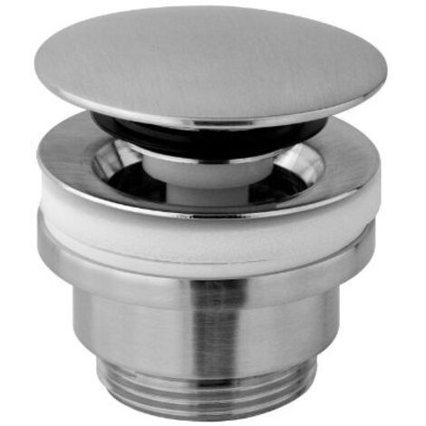 Piletta universale click - clack tonda steel looking