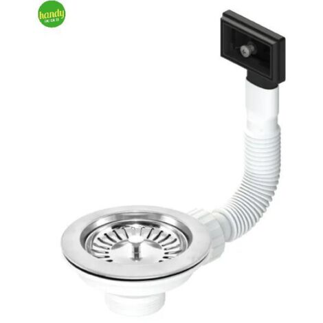 "PILETTONE A CANESTRO PER LAVELLO CUCINA CON FORO Ø 90 CTP 1""""1/2 x Ø114 mm"