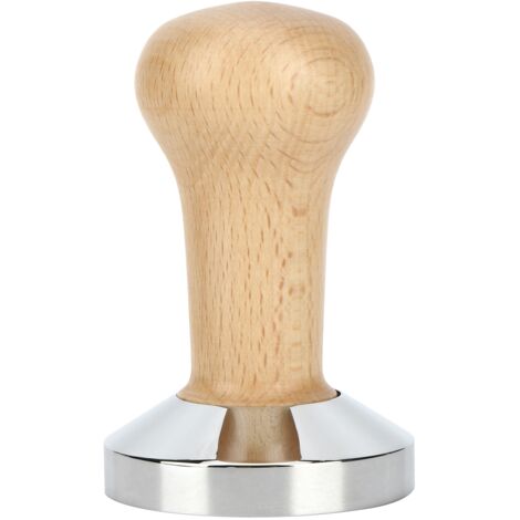 Pilon à café 58mm, presse à café manuelle, base plate 58mm, accessoires machine à café couleur bois