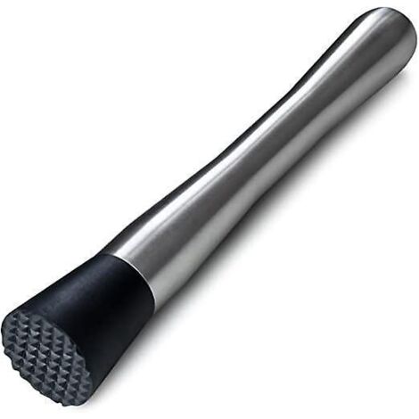 pilon En Acier Inoxydable Pour Cocktail, Cocktails Muddler - Presse-citron Vert - Pilon  Barbe - Pilon  Cocktail - Agitateur  Main - Presse-citron